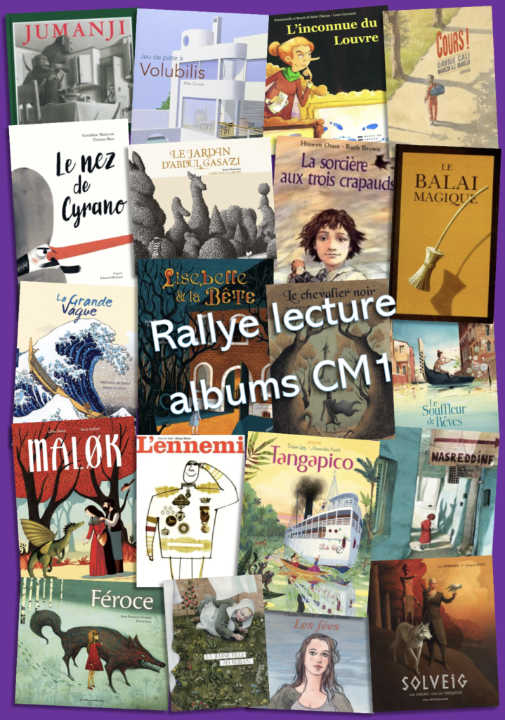 Couverture rallye lecture albums CM1