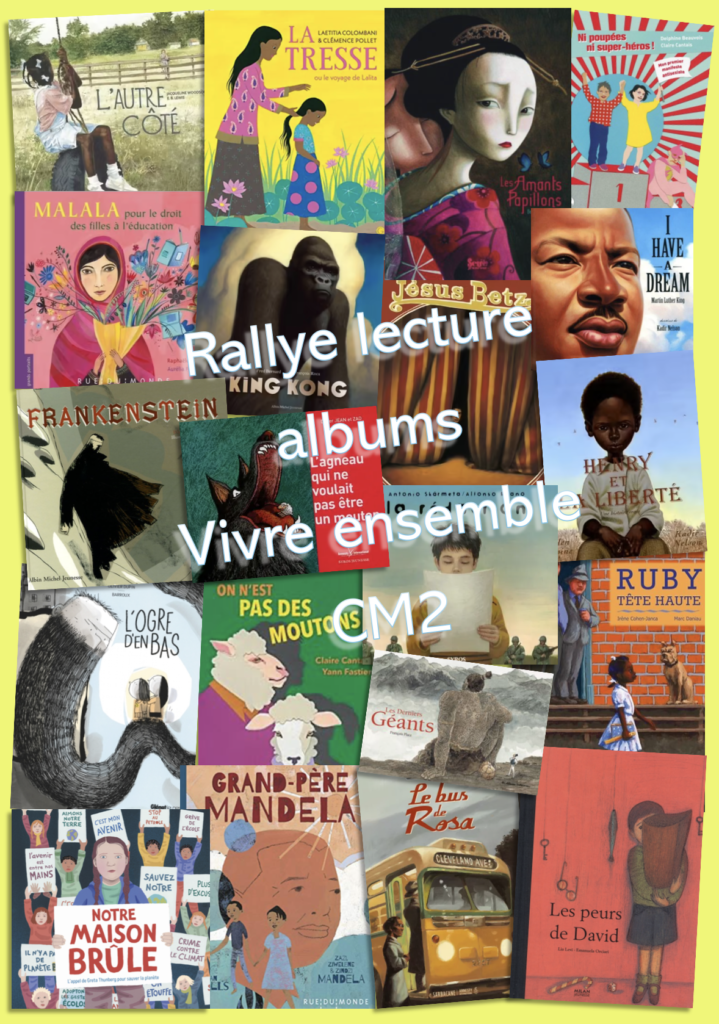 Couverture Rallye lecture albums Vivre ensemble