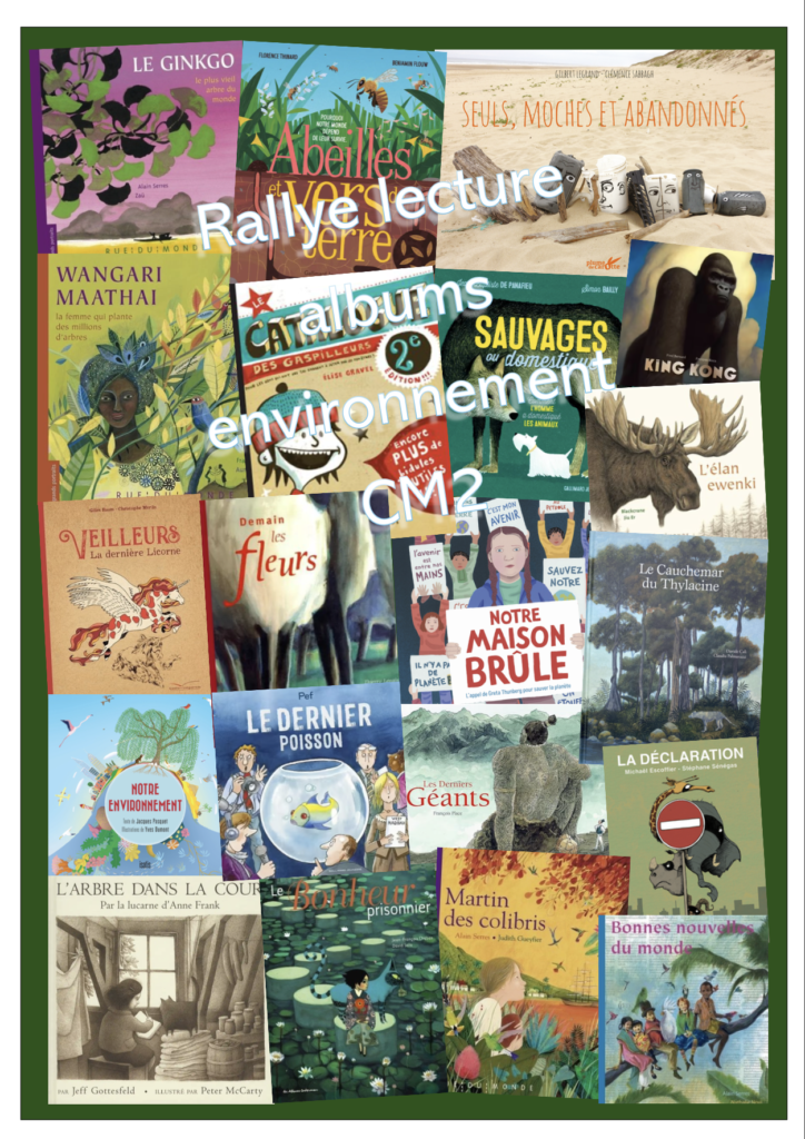 Couverture Rallye albums environnement CM2