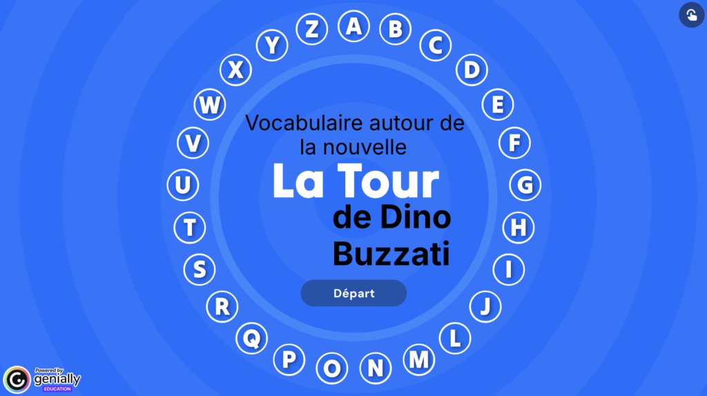 Activité interactive sur la nouvelle La tour